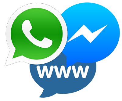 Messenger, Whatsapp